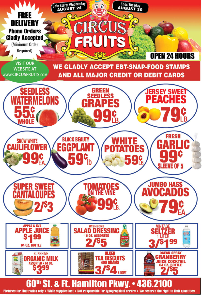 Circus Fruits Weekly
