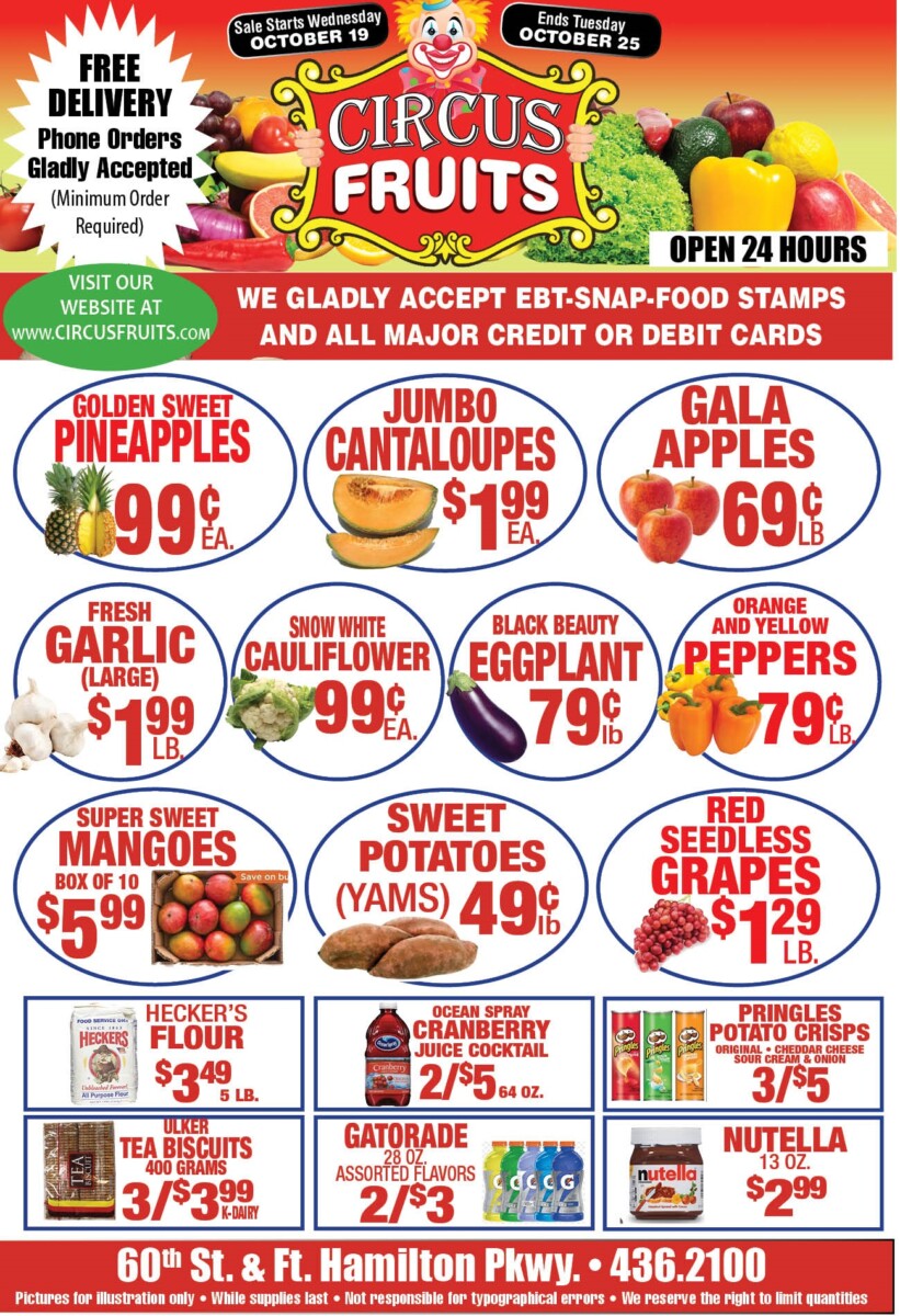 Circus Fruits Weekly