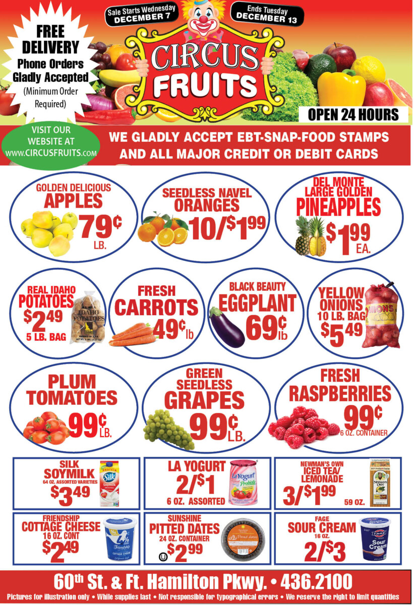 Circus Fruits Weekly