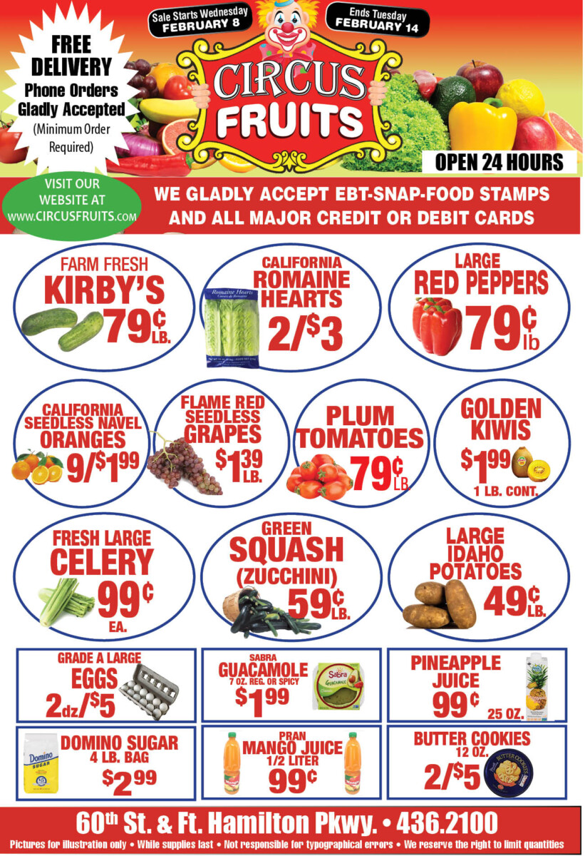 Circus Fruits Weekly