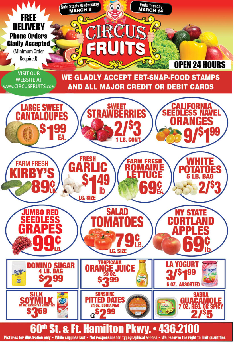 Circus Fruits Weekly