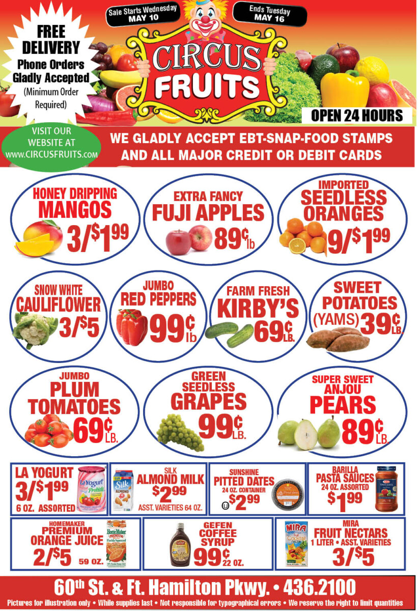 Circus Fruits Weekly