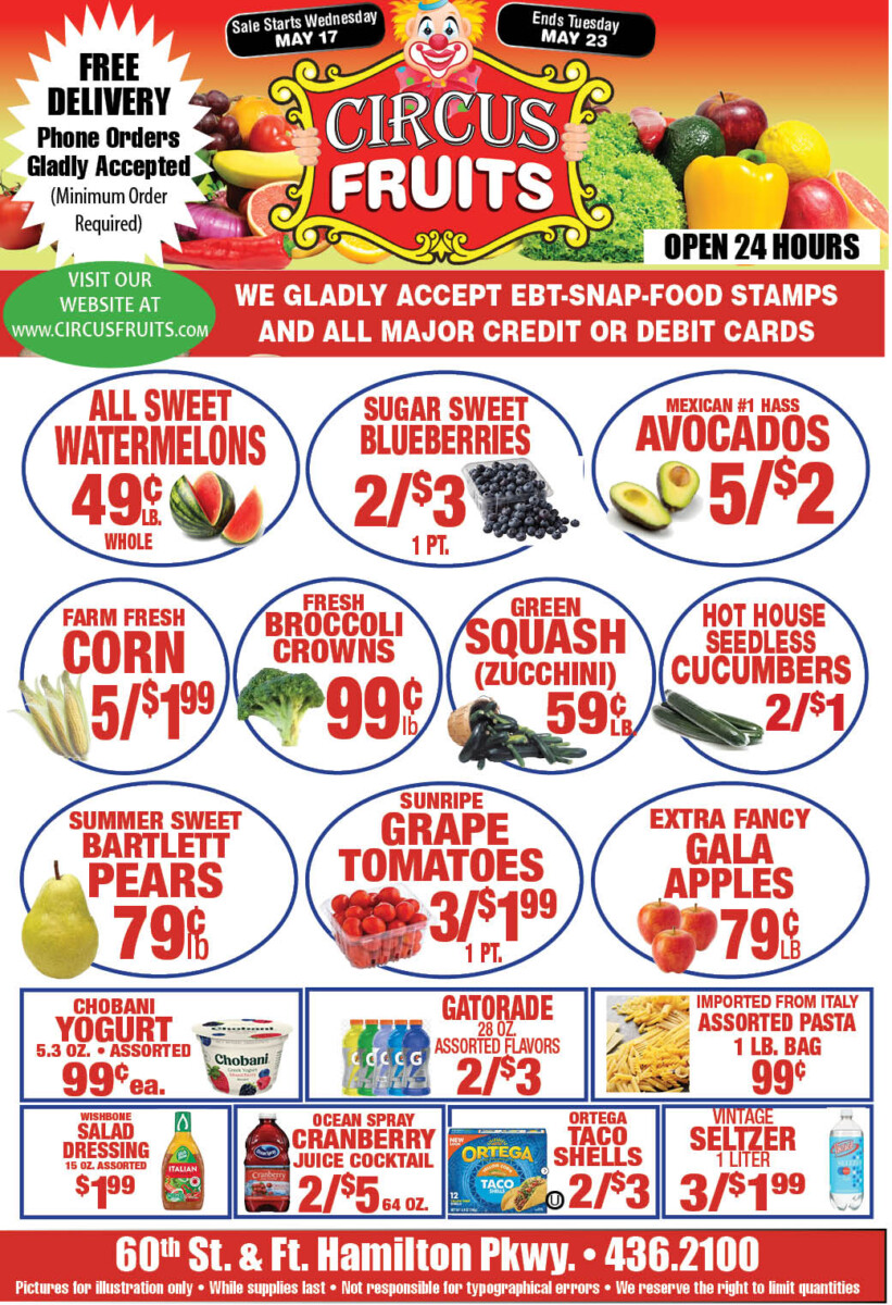 Circus Fruits Weekly
