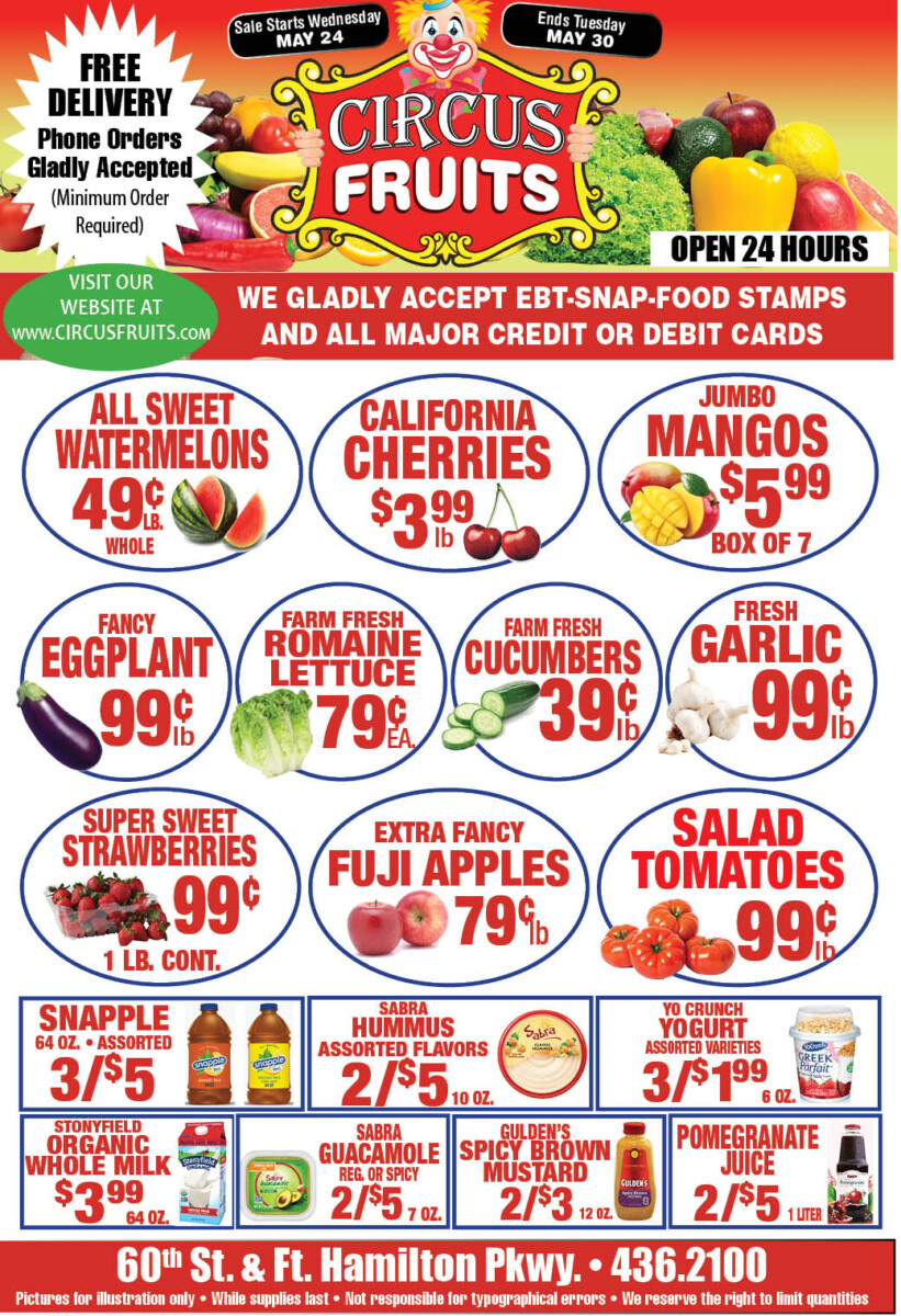 Circus Fruits Weekly