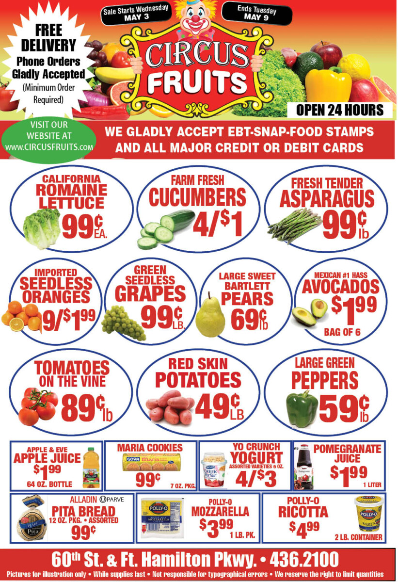 Circus Fruits Weekly