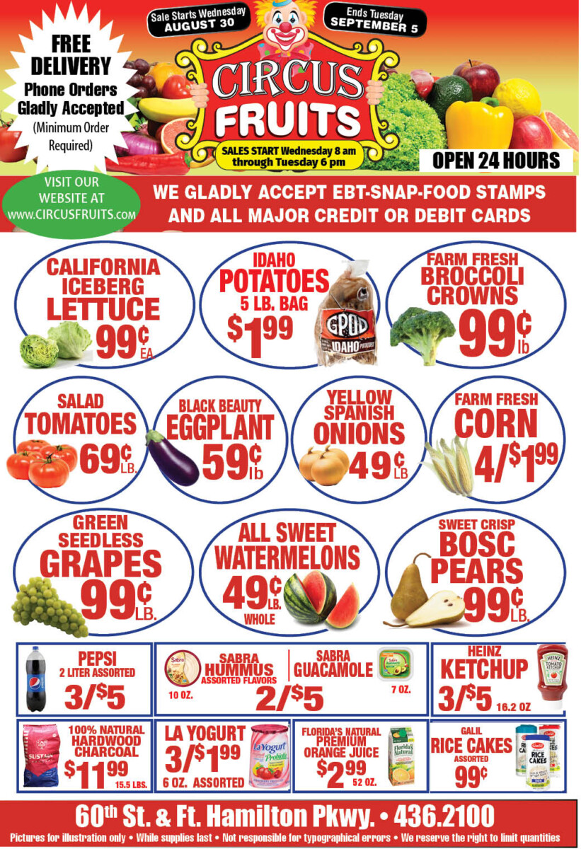 Circus Fruits Weekly