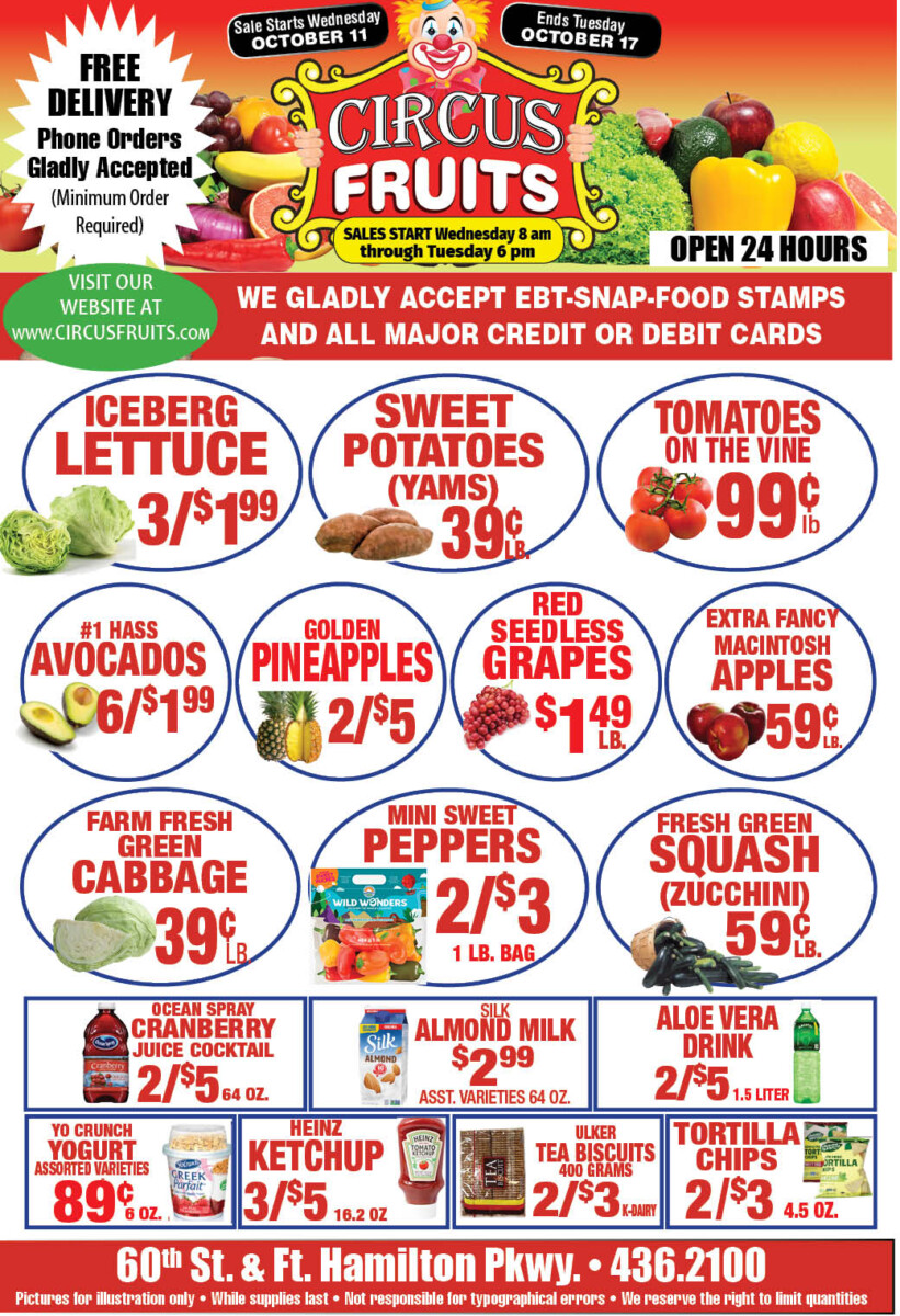 Circus Fruits Weekly