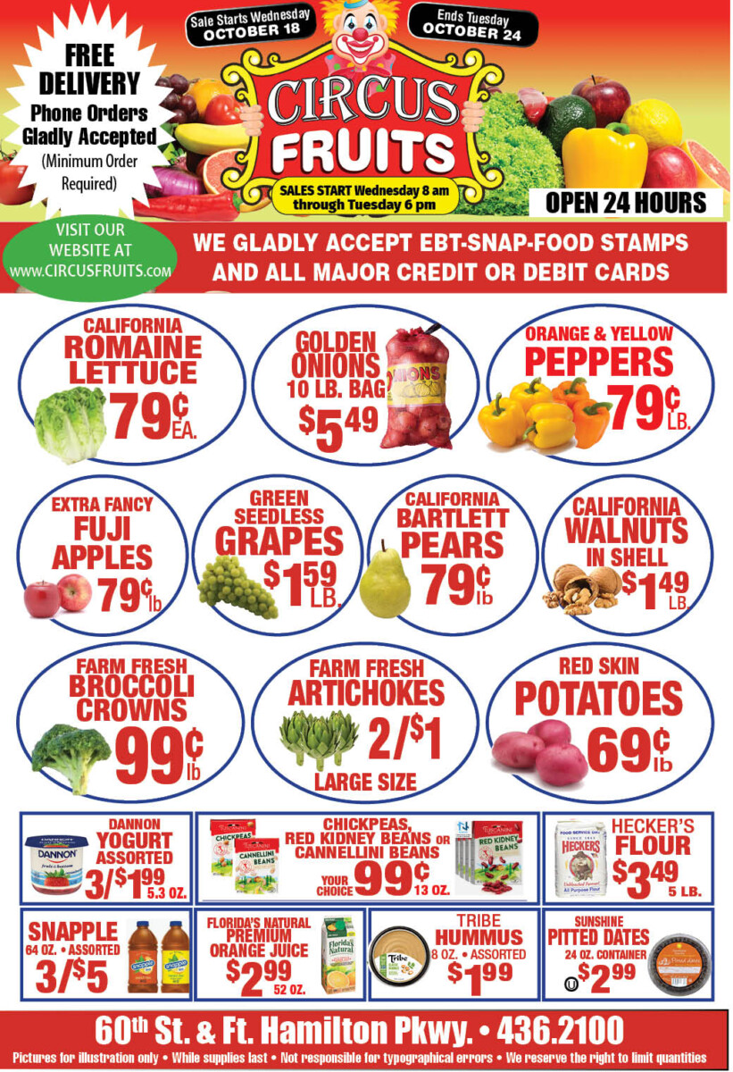 Circus Fruits Weekly
