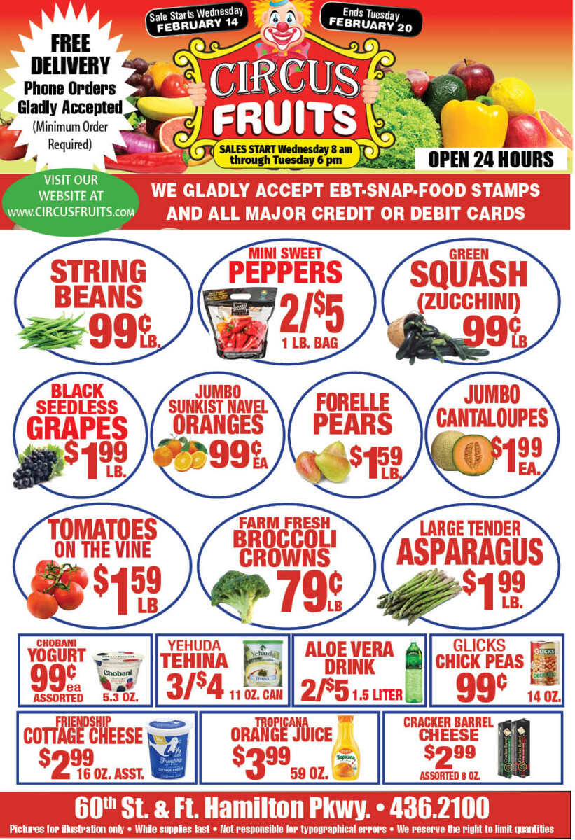 Circus Fruits Weekly