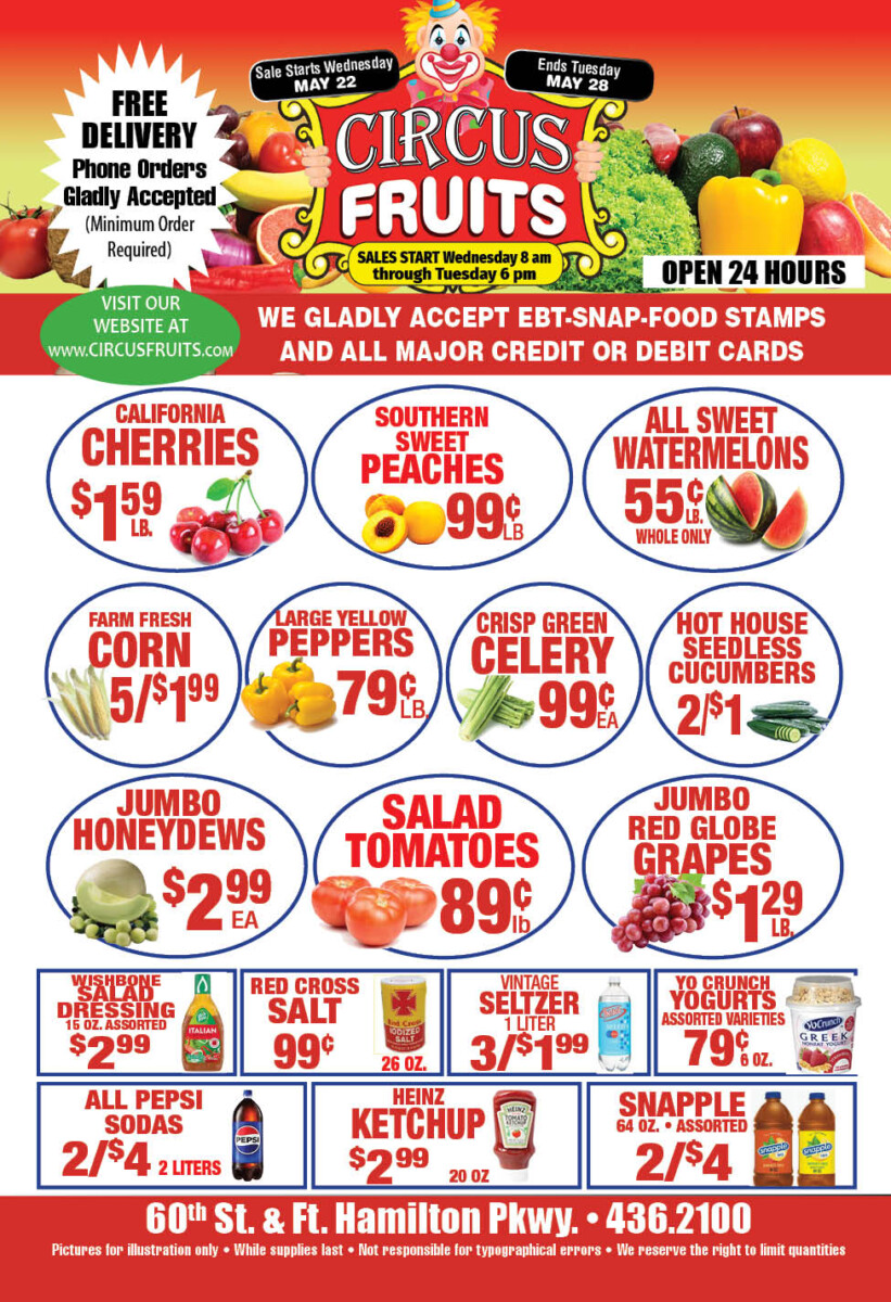 Circus Fruits Weekly