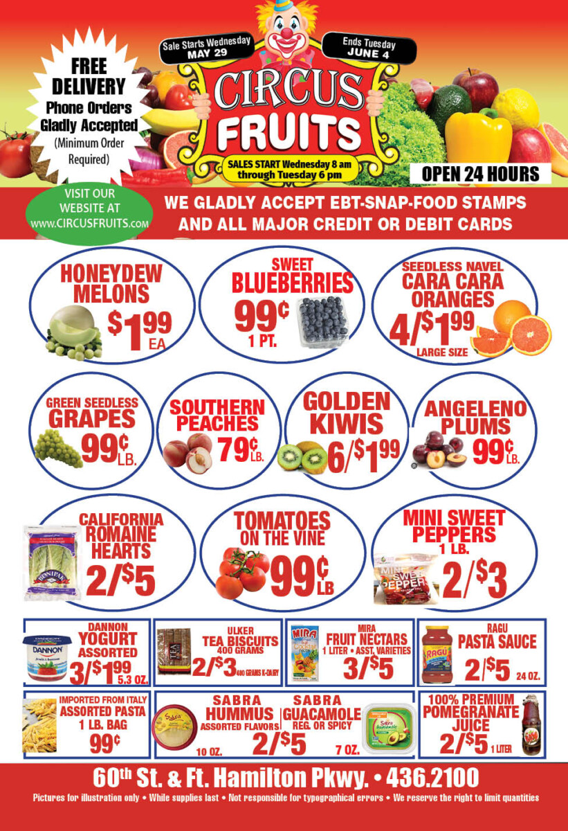 Circus Fruits Weekly