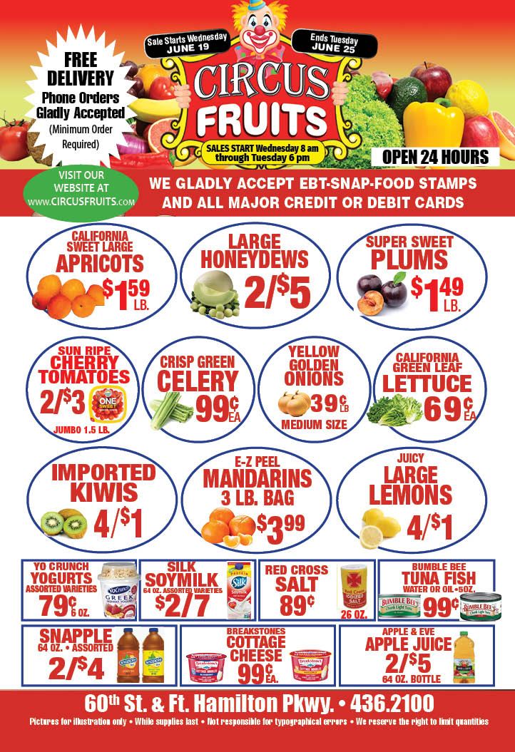 Circus Fruits Weekly