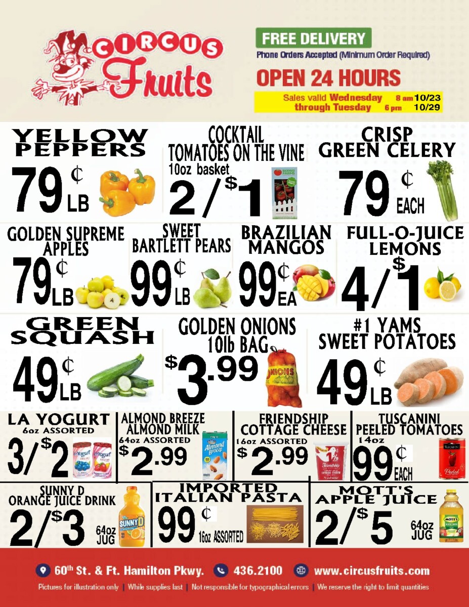 Circus Fruits Weekly