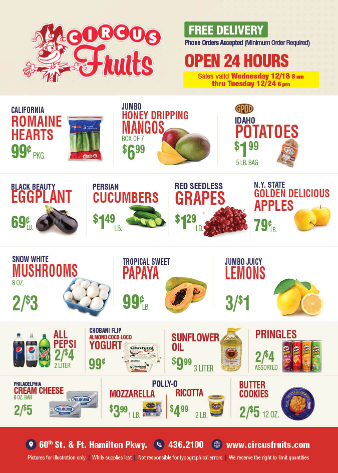 Circus Fruits Weekly