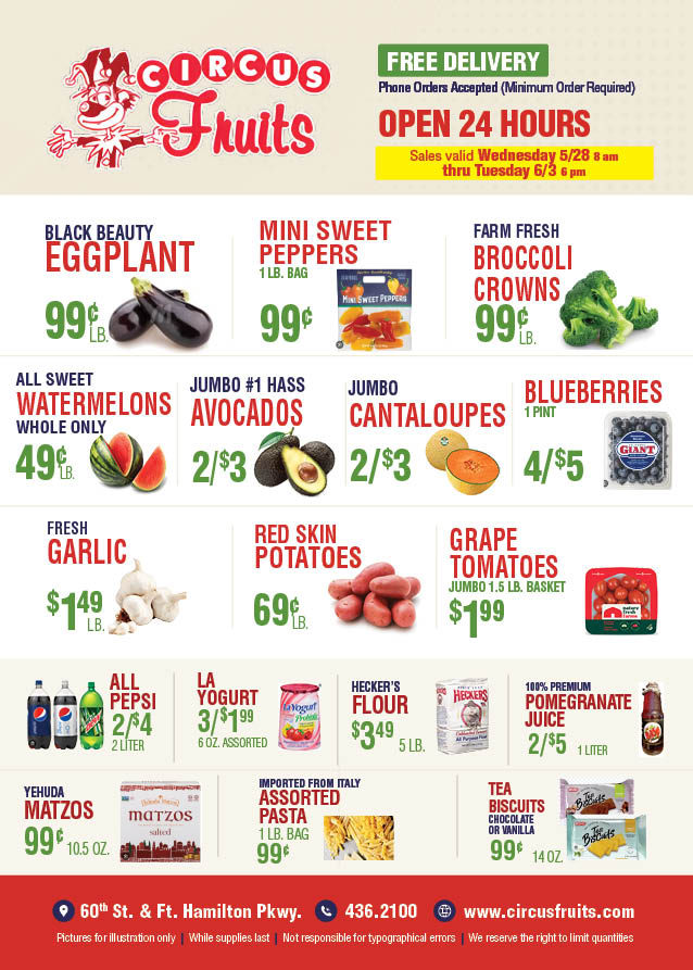 Circus Fruits Weekly