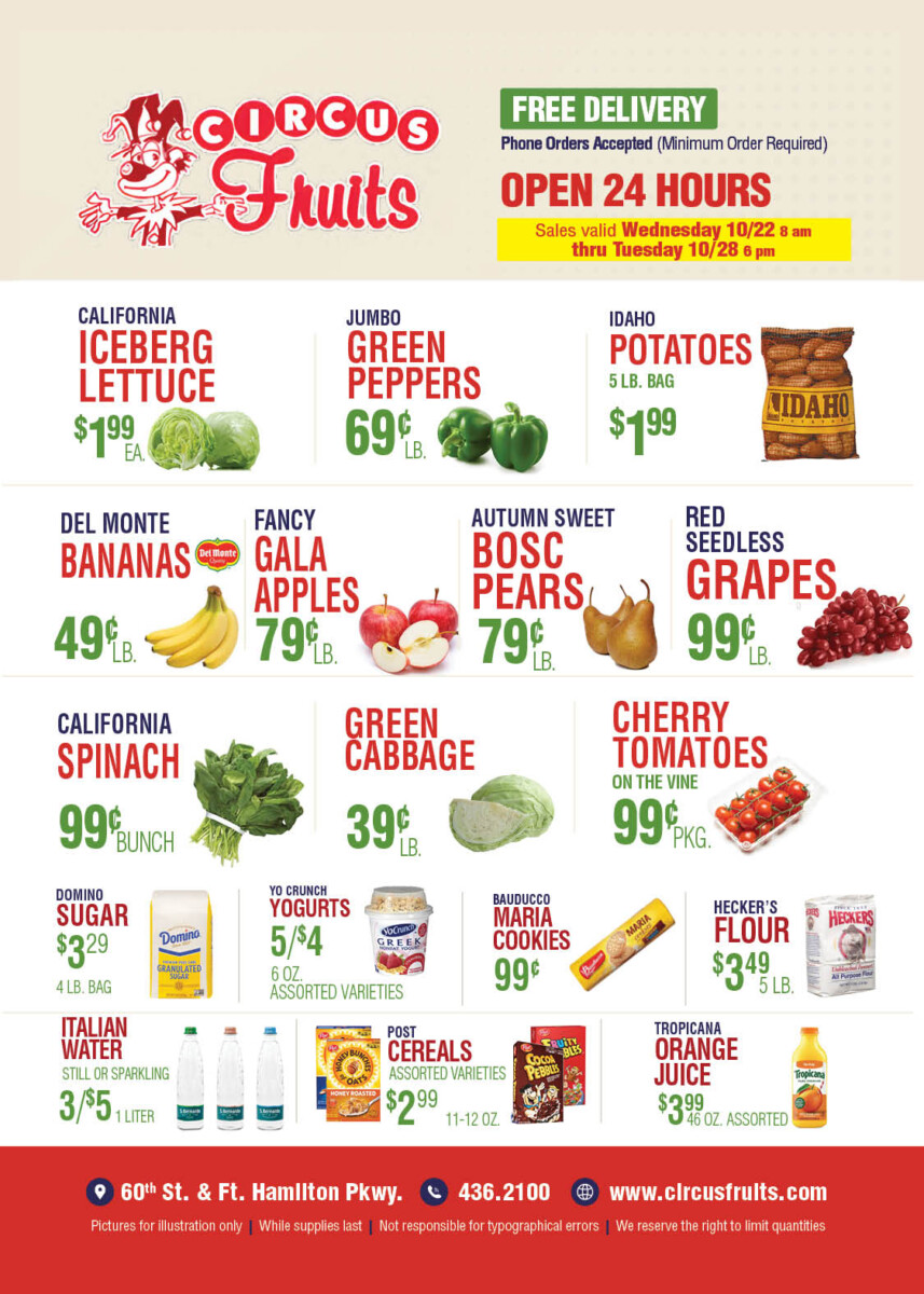 Circus Fruits Weekly