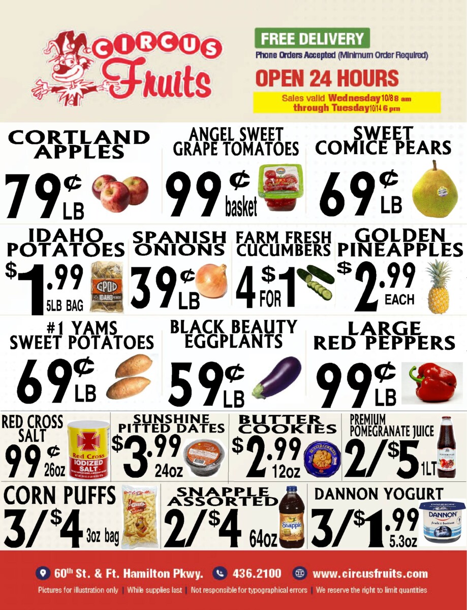 Circus Fruits Weekly