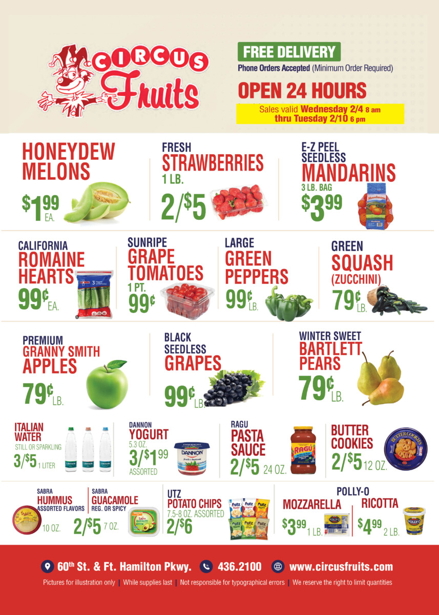 Circus Fruits Weekly