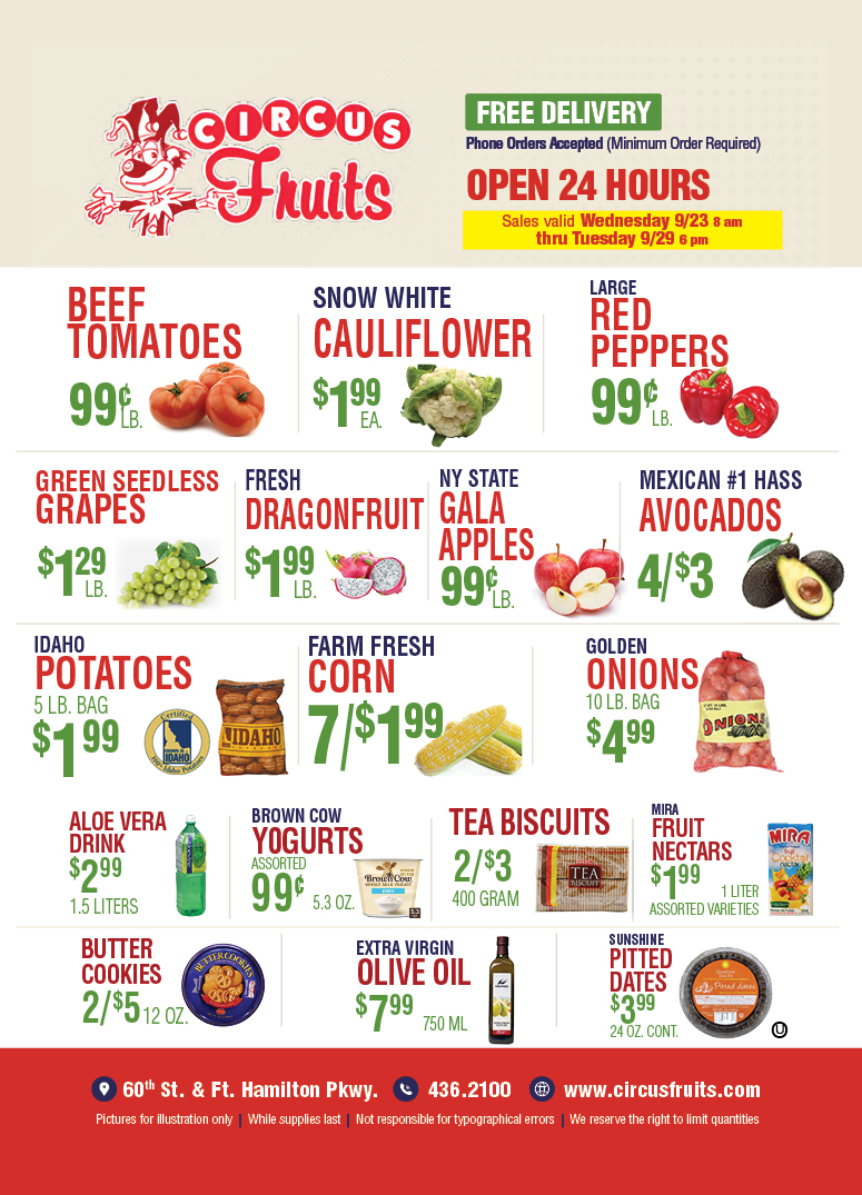 Circus Fruits Weekly